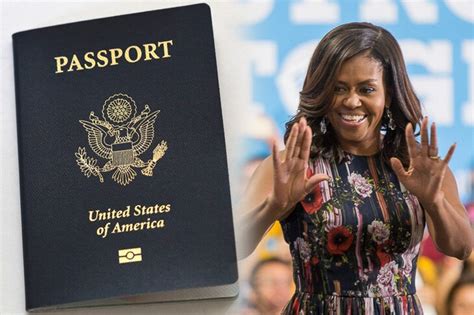 michelle obama leaked photo|Image purported to be Michelle Obamas passport posted online